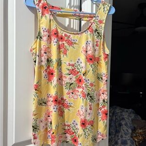 Floral Sleeveless Tank Top